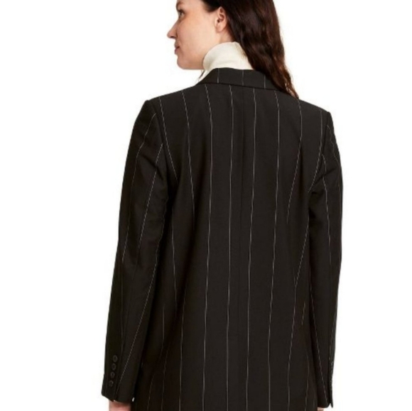 NWT Nili Lotan x Target Classic Black and White Pinstripe Blazer Size XS - Picture 4 of 13